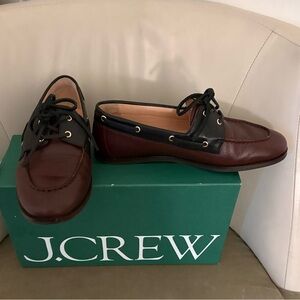 J. Crew Brown and Black Loafers